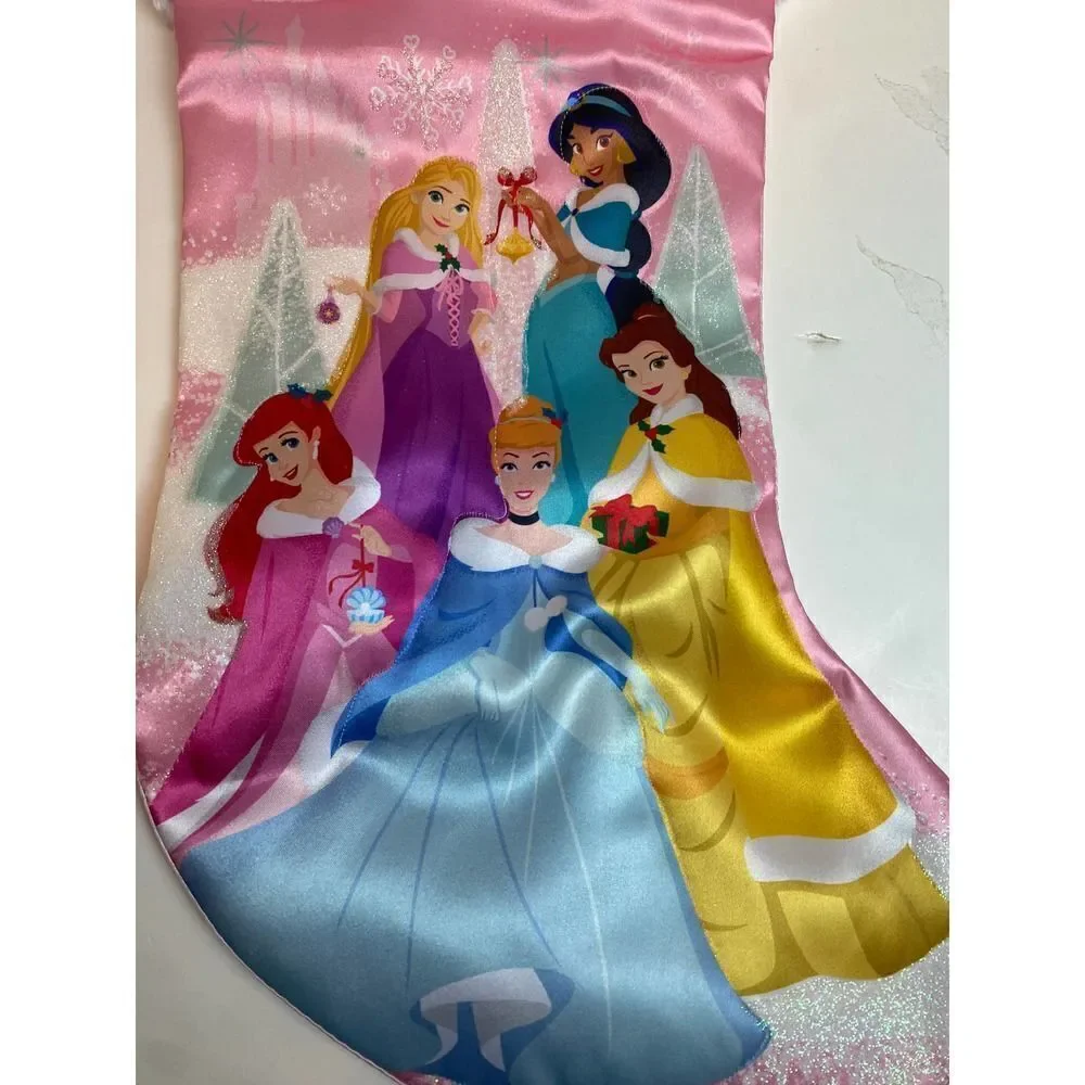 NWT Disney Princesses Christmas Stocking Kurt Adler Belle Cinderella Rap…